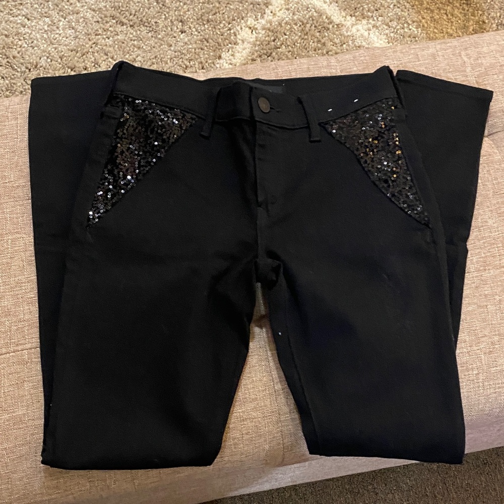 Express Black Denim Jeans